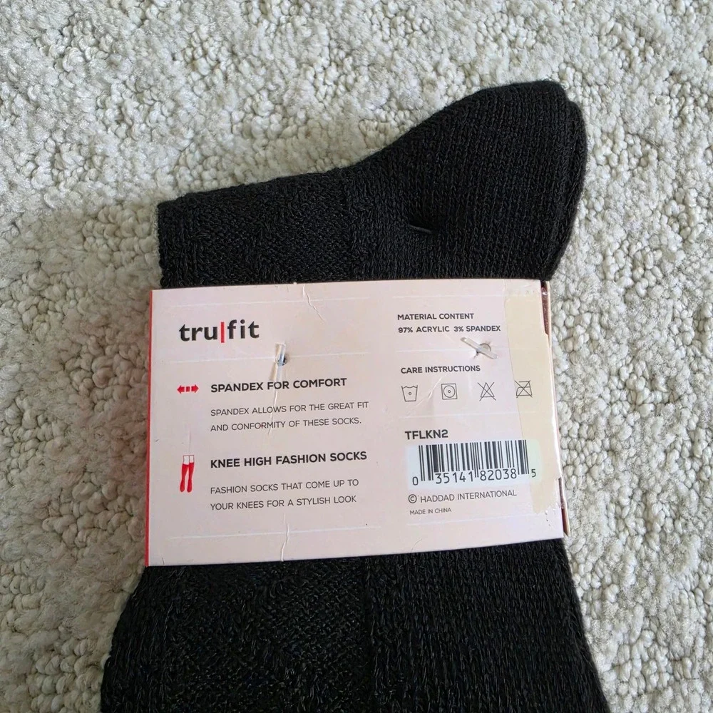 Women Cozy Sock and Black Knee High Bundle 3 Pairs NWT